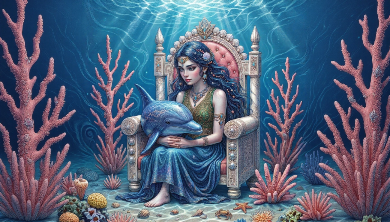 Amphitrite and Delphinus
